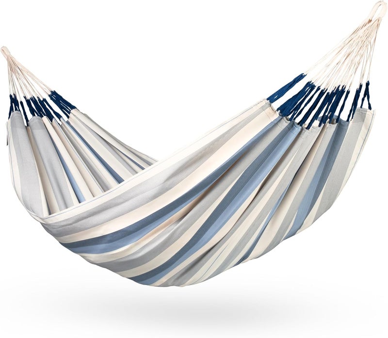 La Siesta® Brisa Sea Salt Classic Hammock - Weatherproof Outdoor Relaxation for Kingsize Hammock, Authentic and Comfortable Relaxation - Image 1